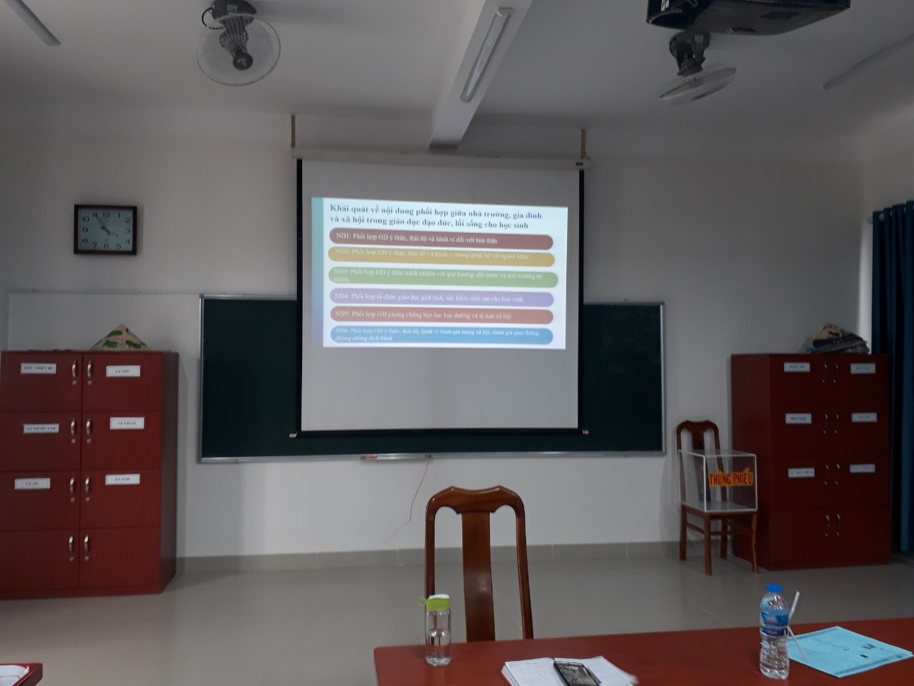 Trường thpt Trần Quang Khải tổ chức triển khai modul 6,7,8 cho GV